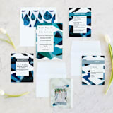 "Drops" - Wedding Invitations in Sea by Bethania Lima - Invitation Suite