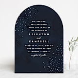 "Celestial" - Wedding Invitations in Night Sky by Carly Reed Walker - Front