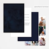 "Celestial" - Wedding Invitations in Night Sky by Carly Reed Walker - Back of Card