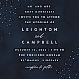"Celestial" - Wedding Invitations in Night Sky by Carly Reed Walker - Close-Up