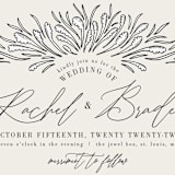 "FancySchmancy" - Wedding Invitations in Classic by Jen Owens - Close-Up
