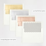 "FancySchmancy" - Wedding Invitations in Classic by Jen Owens - Envelope Liner Options