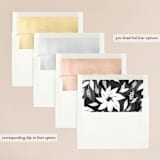 "Photographed" - Wedding Invitations in Ecru by Creo Study - Envelope Liner Options