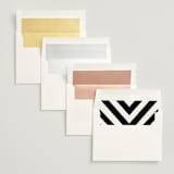 "Key Ingredients" - Wedding Invitations in Cotton by Christie Garcia - Envelope Liner Options