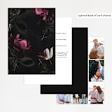 "Crazy in Love" - Wedding Invitations in Hot Pink by Design Lotus - Back of Card