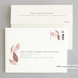 "Fallen" - Wedding Invitations in Rust by Creo Study - FREE Recipient Addressing