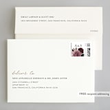 "floral corner" - Wedding Invitations in Marsala by Cass Loh - FREE Recipient Addressing