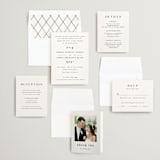 "Arguello" - Wedding Invitations in Diamond by Annie Shapiro - Invitation Suite