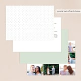 "Fresh Greenery" - Wedding Invitations in Mystic Forest by Jennifer Postorino - Back of Card