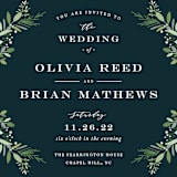 "Fresh Greenery" - Wedding Invitations in Mystic Forest by Jennifer Postorino - Close-Up