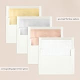 "Fresh Greenery" - Wedding Invitations in Mystic Forest by Jennifer Postorino - Envelope Liner Options