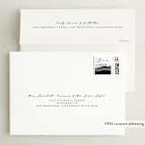 "Flow" - Wedding Invitations in Amethyst by Three Kisses Studio - FREE Recipient Addressing