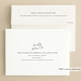 "Composure" - Wedding Invitations in Tuxedo by Jackie Mangiolino - FREE Recipient Addressing