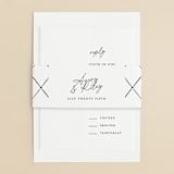 "Composure" - Wedding Invitations in Tuxedo by Jackie Mangiolino - Assembled