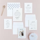 "Composure" - Wedding Invitations in Tuxedo by Jackie Mangiolino - Invitation Suite