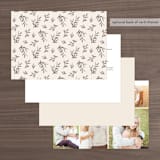 "Leafy Branch" - Wedding Invitations in Latte by Katherine Moynagh - Back of Card
