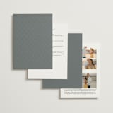 "Sketch" - Wedding Invitations in Cloud by Sara Hicks Malone - Back of Card Options