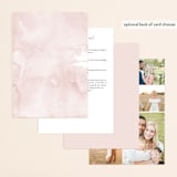 "Wedding Dream" - Wedding Invitations in Blush by Chris Griffith - Back of Card