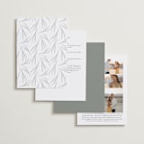 "Amorino" - Wedding Invitations in Sage by Petra Kern - Back of Card Options