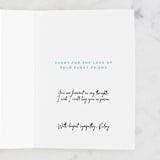 "Rainbow Crossing" - Single Greeting Cards in Rainbow by 2birdstone - Customizable Interior Example