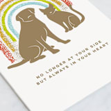 "Rainbow Crossing" - Single Greeting Cards in Rainbow by 2birdstone - Close-Up