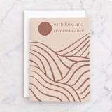 "highs and lows" - Single Greeting Cards in Blush by Tennie and Co. - Front