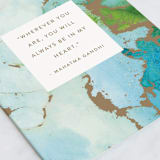 "Inky" - Single Greeting Cards in Ocean by AK Graphics - Close-Up