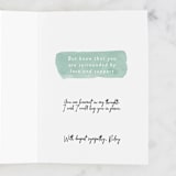 "Not Ok" - Single Greeting Cards in Ocean by Robert and Stella - Customizable Interior Example