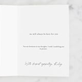 "HONOR" - Single Greeting Cards in Pearl by Sara Hicks Malone - Customizable Interior Example