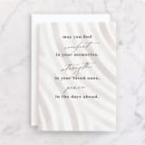 "modern warmth" - Single Greeting Cards in Sand by Creo Study - Front