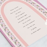 "Rainbow" - Single Greeting Cards in Faded Rose by letterfix - Close-Up