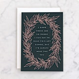 "There For You" - Single Greeting Cards in Grass by Katharine Watson - Front