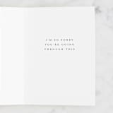 "There For You" - Single Greeting Cards in Grass by Katharine Watson - Interior