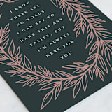 "There For You" - Single Greeting Cards in Grass by Katharine Watson - Close-Up