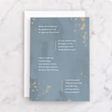 "Not Diminished" - Single Greeting Cards in Sea by Lissabeth Anglin - Front