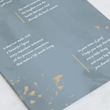 "Not Diminished" - Single Greeting Cards in Sea by Lissabeth Anglin - Close-Up