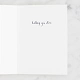 "Glimmers" - Single Greeting Cards in Midnight by Chelsea Petaja - Interior