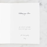 "Glimmers" - Single Greeting Cards in Midnight by Chelsea Petaja - Customizable Interior Example