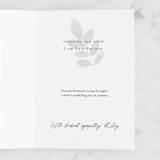 "Only Love" - Single Greeting Cards in Midnight by Robert and Stella - Customizable Interior Example