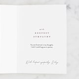 "Sending Flowers" - Single Greeting Cards in Rose by Everett Paper Goods - Customizable Interior Example