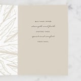 "Gilded Thoughts" - Single Greeting Cards in Snow by Oma N. Ramkhelawan - Interior