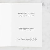 "All Dogs Go To Heaven" - Single Greeting Cards in Blackberry by Ellen Schlegelmilch - Customizable Interior Example