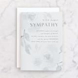 "Solace" - Single Greeting Cards in Sky by Nicoletta Savod - Front