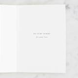 "Solace" - Single Greeting Cards in Sky by Nicoletta Savod - Interior