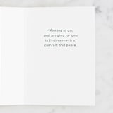 "sympathy flowers" - Single Greeting Cards in Midnight by Jen Owens - Interior