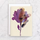 "Elegant flower" - Single Greeting Cards in Daisy by Alexandra Dzh - Front