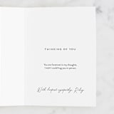 "Elegant flower" - Single Greeting Cards in Daisy by Alexandra Dzh - Customizable Interior Example