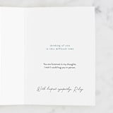 "Find Peace" - Single Greeting Cards in Garden by Alethea and Ruth - Customizable Interior Example