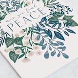 "Find Peace" - Single Greeting Cards in Garden by Alethea and Ruth - Close-Up