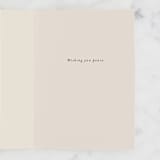 "Blanc" - Single Greeting Cards in Taupe by chocomocacino - Interior